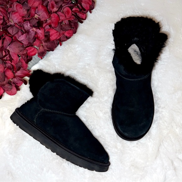 UGG Classic Bling Mini Boot in Black - Picture 5 of 11